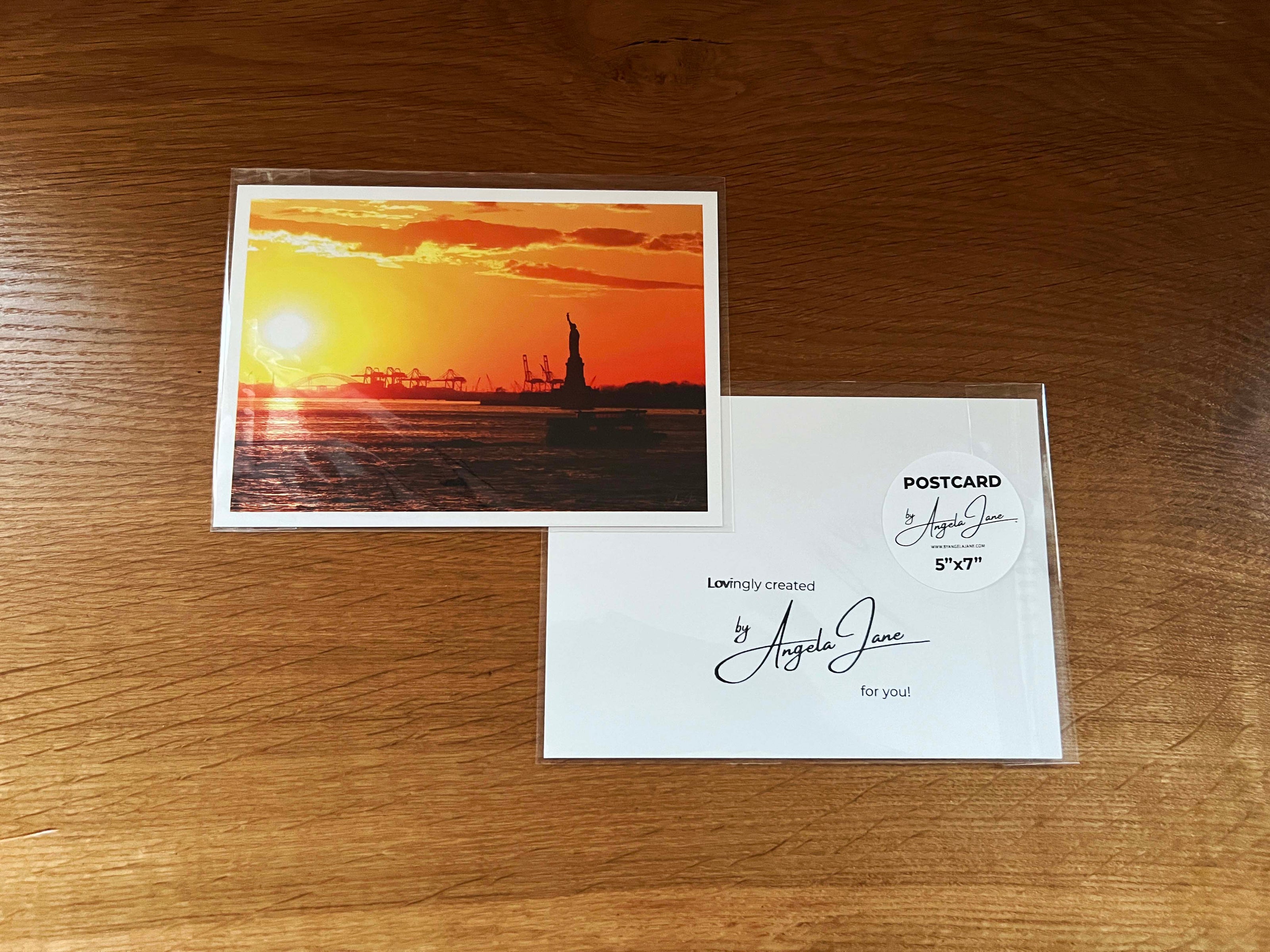 Liberty's Sunset (Postcard)