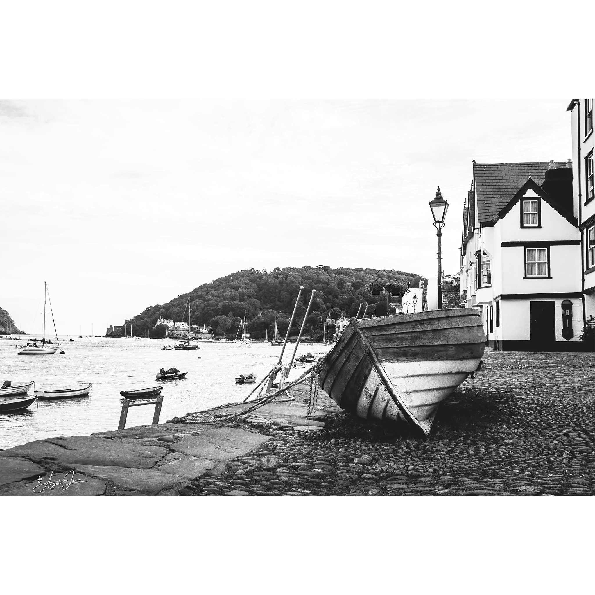 Bateau sur les pavés